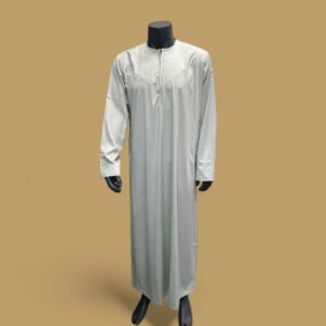 Silver Style Omani -- Men's Thobes/Jubbah