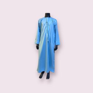 Petrol Blue Emeratti Thobes Boys Shiny