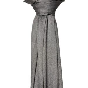 Shimmering Dark Grey Sania Hijab/Scarf