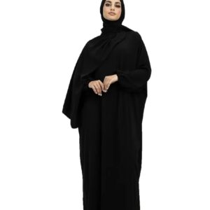 Instant Black Hijab-Abaya Set