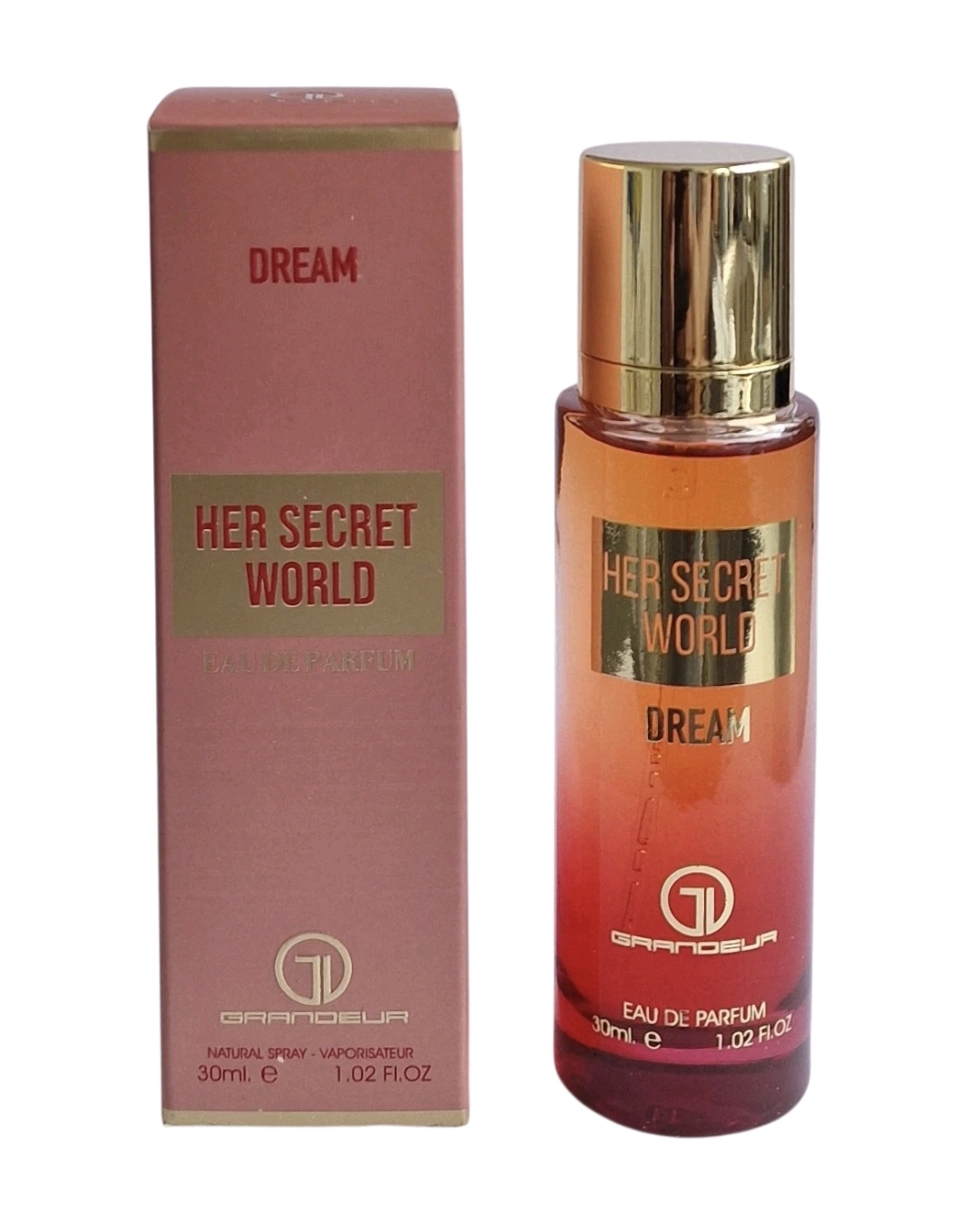 Her Secret World 30ml EDP by Grandeur Natural Spray Travel Size Perfume