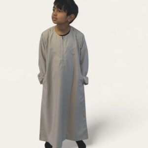 Baige Omani Style Cotton Thobe